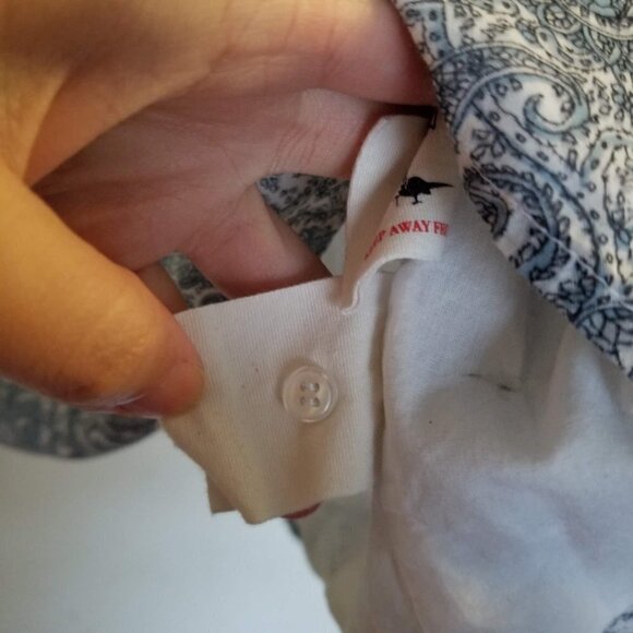 Jack Wills Paisley Print Long Sleeve Keyhole Shift Dress Size 6 - Picture 8 of 9